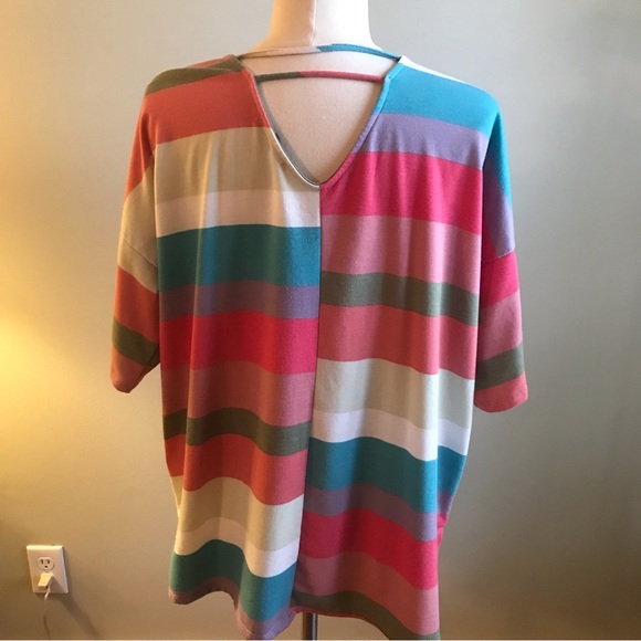 Acting Pro XL Las Angeles wide stipe keyhole back Perfect for spring! - Picture 2 of 7